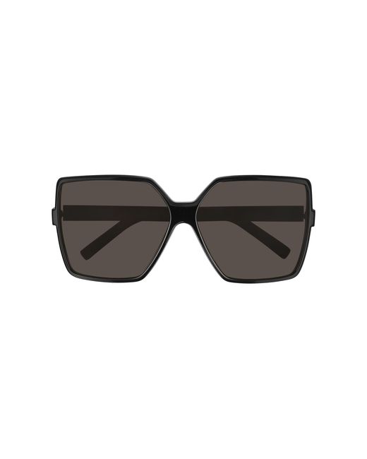Saint Laurent Black Sl 232 Betty 001 Sunglasses Plastic Squared Normal
