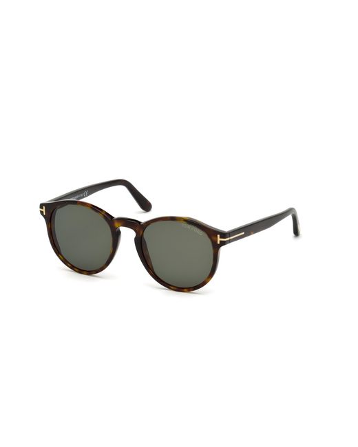Tom Ford Black Ft0591 Ian-02 52N Sunglasses Acetate Round Normal