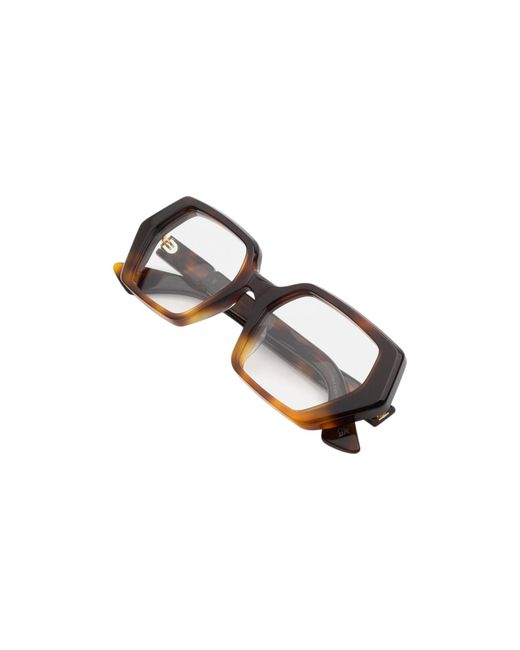 Marni Black Zd5 Zunari Faded Optical Frames Acetate Geometric