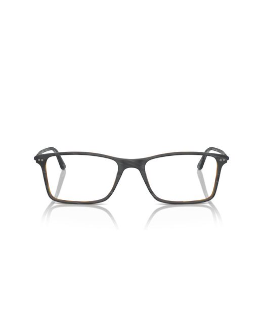 Giorgio Armani Black Ar7037 5570 Optical Frames Acetate Squared Normal for men