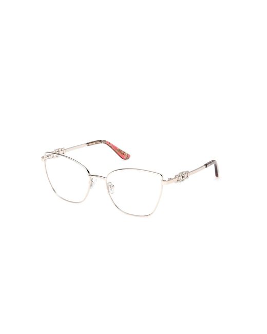 Guess Black Gu50316 033 Optical Frames Metal Cat Eye Normal
