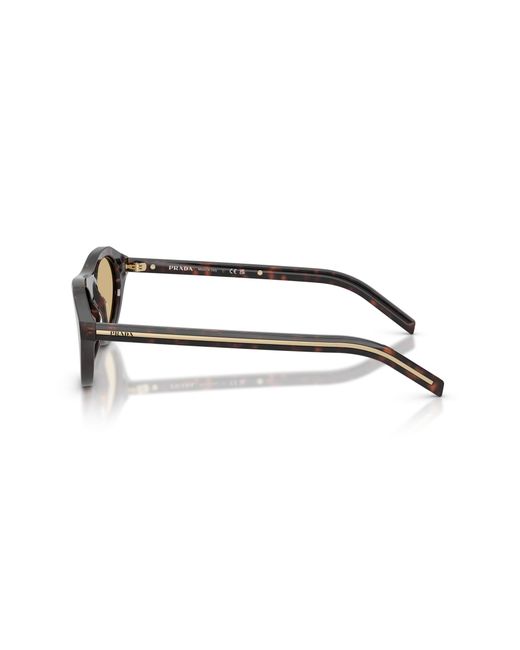 Prada Black Pr B15S 17N70R Sunglasses Acetate Geometric Normal