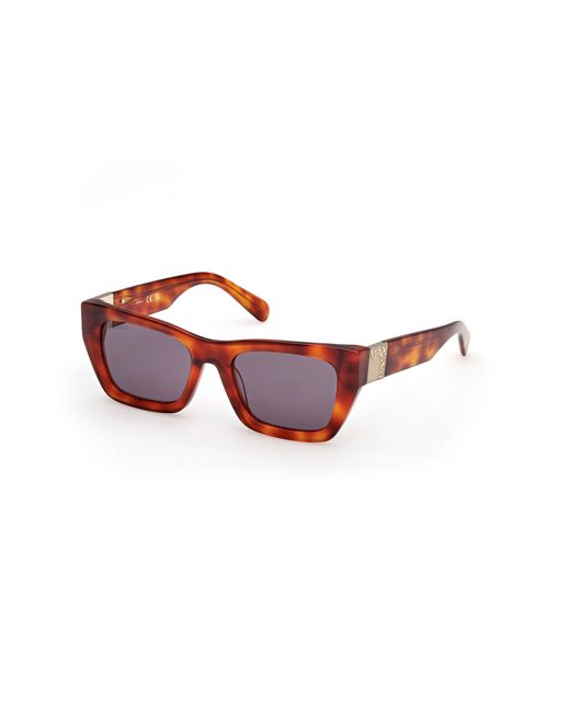 MAX&Co. Red Mo0124 53A Sunglasses Acetate Cat Eye Normal