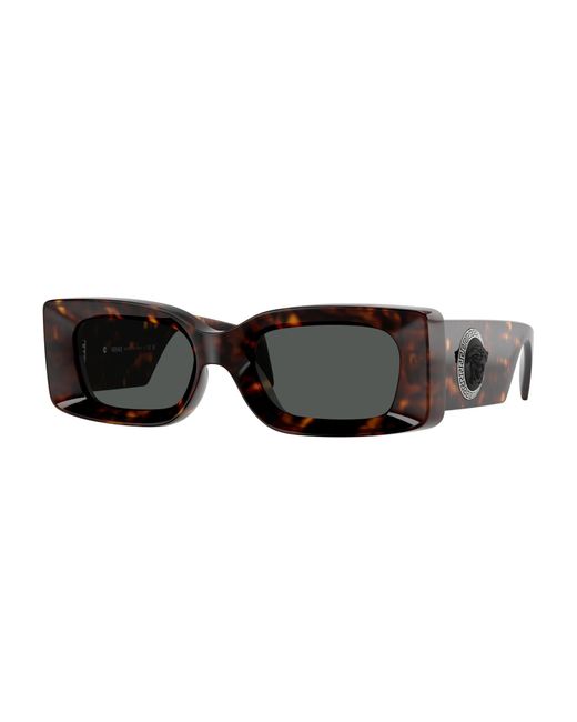 Versace Black Ve4474U 108/87 Sunglasses Injected Squared Normal