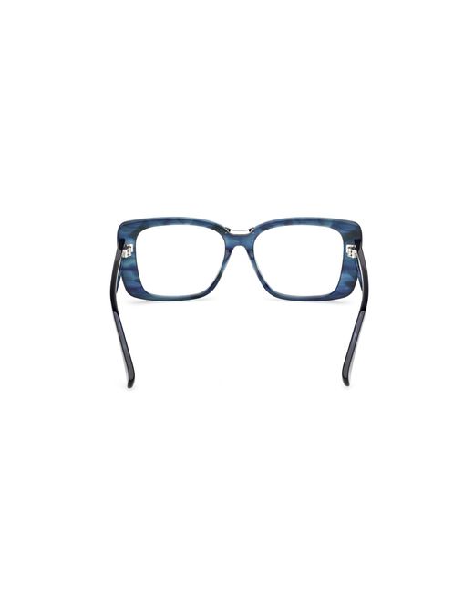 Max Mara Black Mm5208 092 Optical Frames Acetate Butterfly Normal