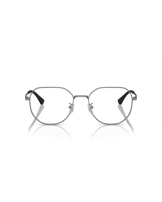 Emporio Armani Black Ea1154D 3003 Optical Frames Metal Transparent Round Normal for men