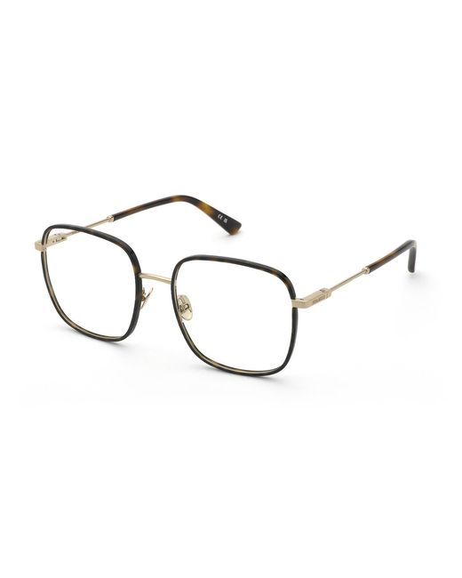 Nina Ricci Black Vnr427 300Y Optical Frames Metal Squared