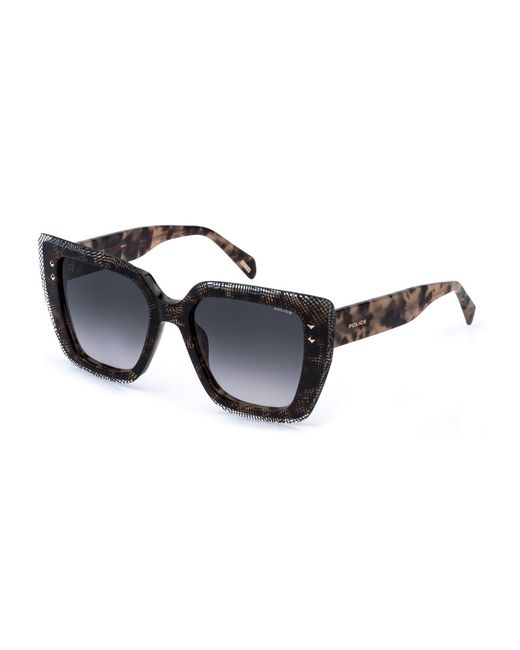 Police Black Splr98 Daydream 2 0Gb5 Sunglasses Acetate Smoke Butterfly Normal Nuanced