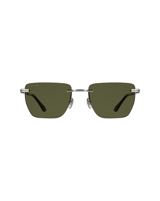 Lacoste Black L282S 033 Sunglasses Metal Squared Normal for men