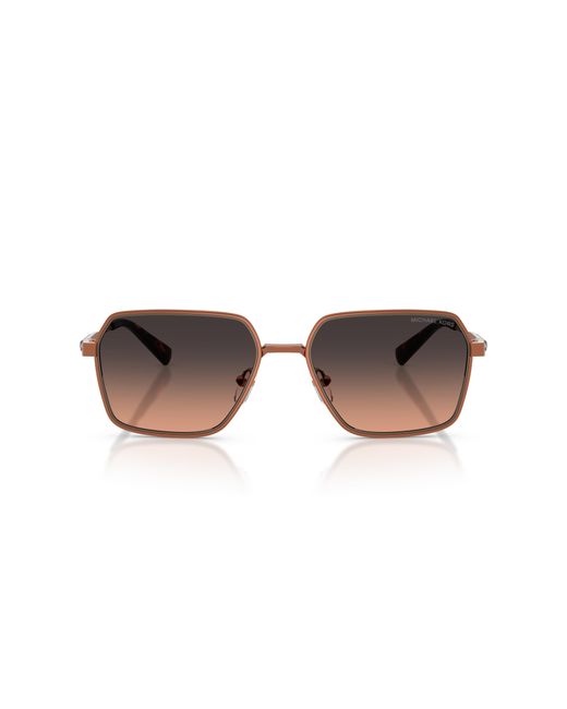 Michael Kors Black Mk1176 Dana Point 19000L Sunglasses Metal Squared Normal Shaded for men