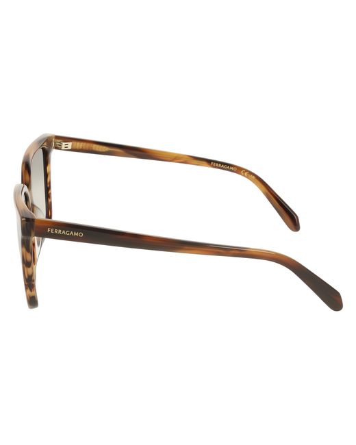 Ferragamo Black Sf2102S 216 Sunglasses Acetate Squared Normal