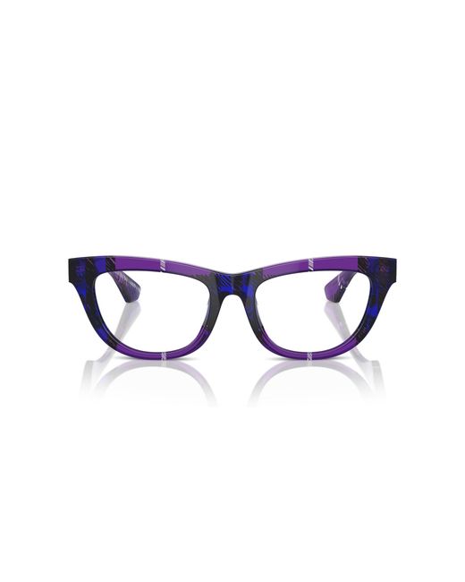 Burberry Black Be2406U 4113 Optical Frames Acetate Transparent Squared Normal