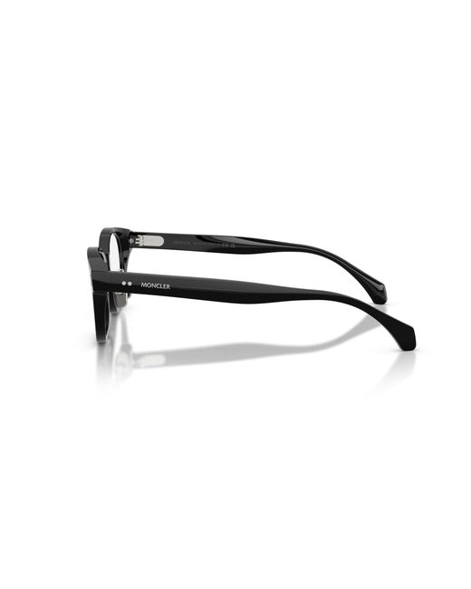 Moncler Black Me2021D 3001 Optical Frames Acetate Transparent Round Normal