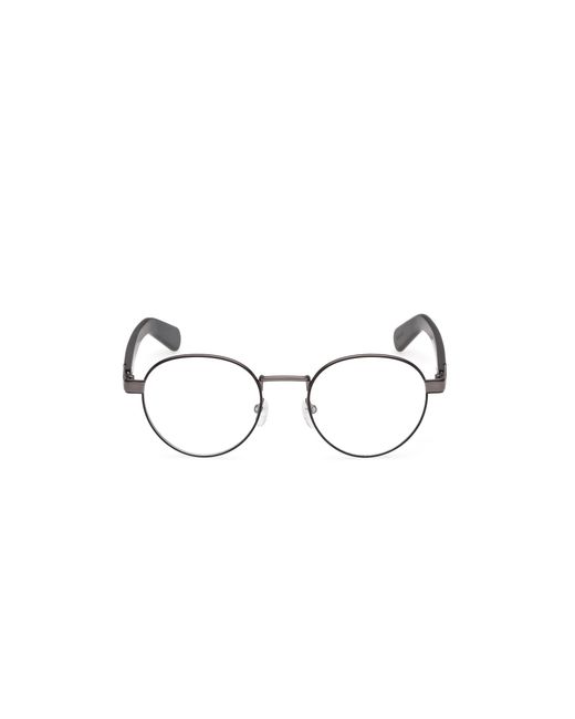 Adidas Black Or5132 005 Optical Frames Metal Round Normal for men