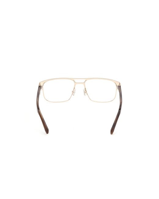 Guess Black Gu50367 32 Optical Frames Metal Squared Normal for men