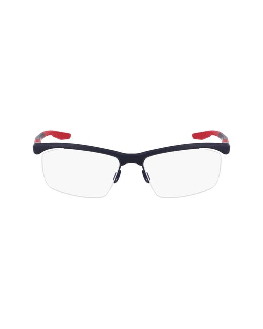 Nike Black 7402 411 Optical Frames Bio-Inject Squared Normal Normal for men