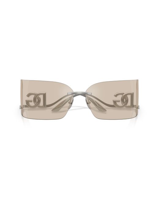 Dolce & Gabbana Black Dg2319 05/6G Sunglasses Metal Squared Normal