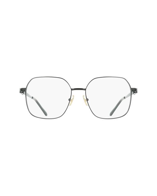 Ferragamo Black Sf2239 001 Optical Frames Metal Squared Normal