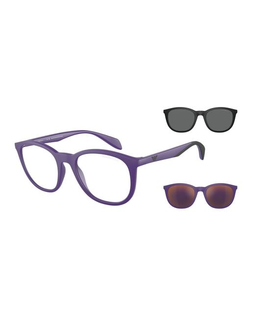 Emporio Armani Black Ea4211 52461W Sunglasses Injected Transparent Pantos Normal for men