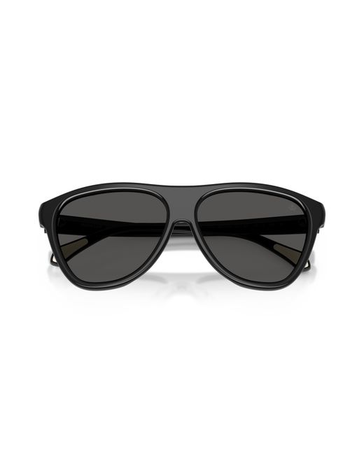 Moncler Black Me6025U Incline 300187 Sunglasses Acetate Pilot Normal