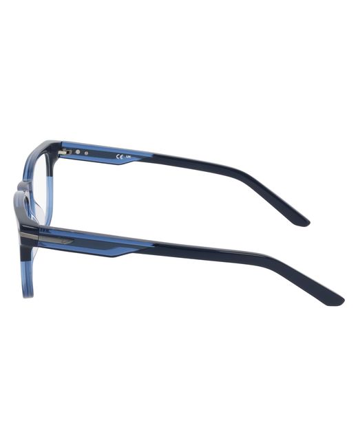 Nike Black 7180 427 Optical Frames Acetate Squared Normal