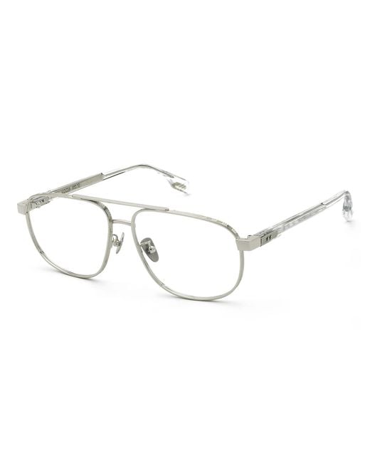 Lozza Black Vl2454M Crescendo 1 579 Optical Frames Metal Squared for men