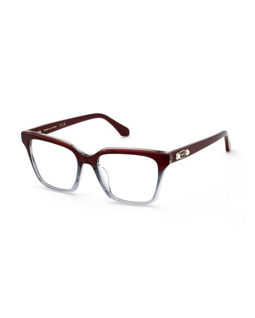 Twinset Black Vtw122 783 Optical Frames Acetate Squared