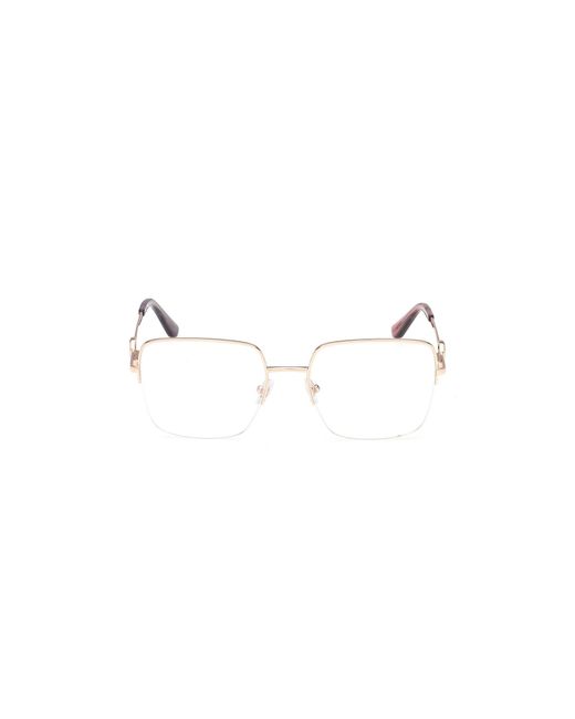 Guess Black Gu50347 028 Optical Frames Metal Squared Normal