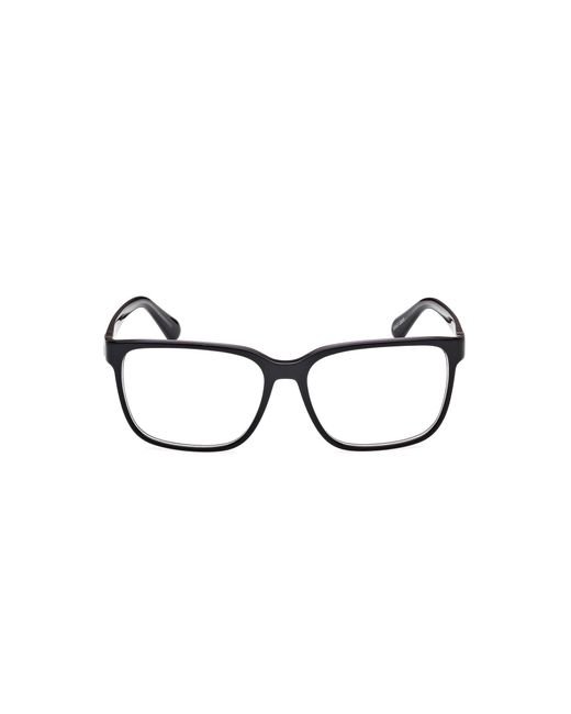 Timberland Black Tb50034 001 Optical Frames Acetate Squared Normal for men