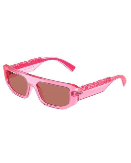 Dolce & Gabbana Black Dg6203 314875 Sunglasses Injected Squared Normal
