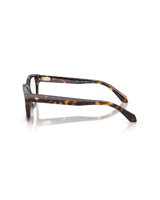 Giorgio Armani Black Ar7274 5879 Optical Frames Acetate Pillow Normal for men