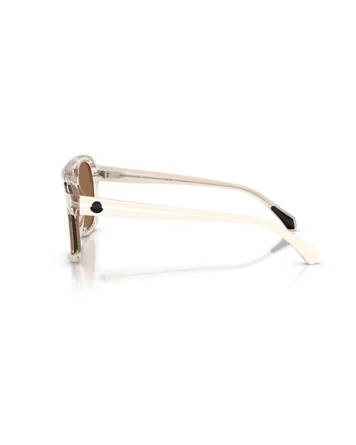 Moncler Black Me6024 Vantos 30032T Sunglasses Acetate Pillow Polarized Mirrored