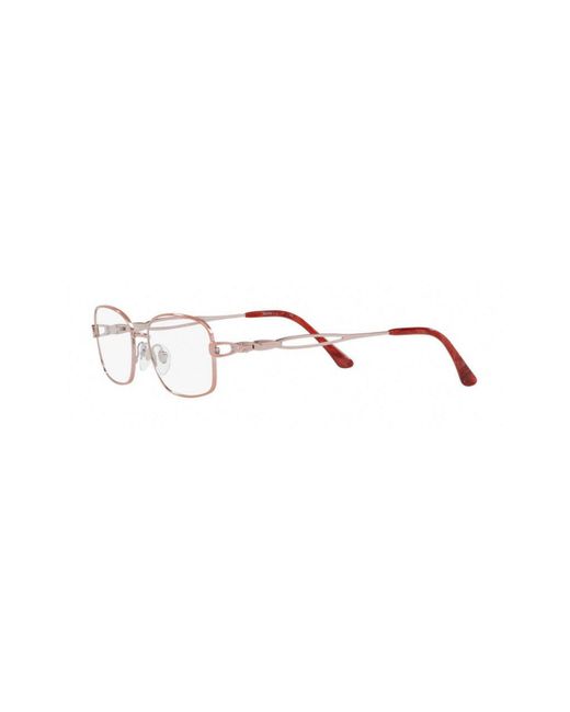 Sferoflex Black Sf2580B 489 Optical Frames Metal Squared
