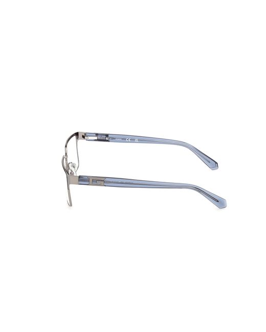 Guess Black Gu50370 009 Optical Frames Metal Squared Normal for men