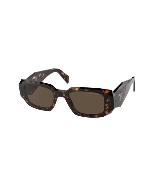 Prada Black Pr 17Ws 2Au8C1 Sunglasses Acetate Squared Normal