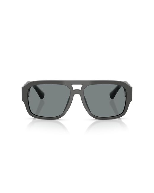 Dolce & Gabbana Black Dg4506 3090/1 Sunglasses Acetate Pilot Normal for men