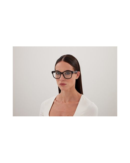 Gucci Black Gg1340O 008 Optical Frames Injected Transparent Squared