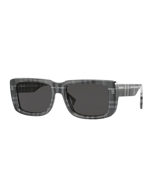Burberry Black Be4376U 380487 Sunglasses Plastic Squared for men