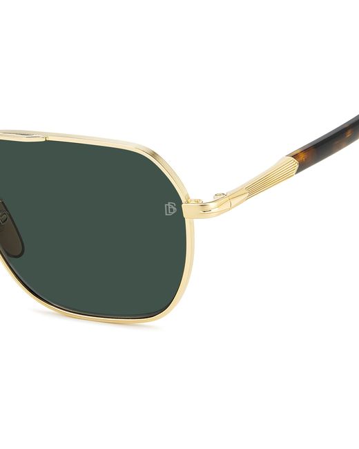 David Beckham Black Db 1128/G/S 06J/Qt Sunglasses Metal Squared for men