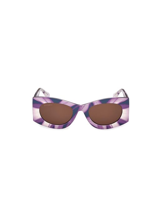 MAX&Co. Black Mo0131 81E Sunglasses Injected Geometric Normal