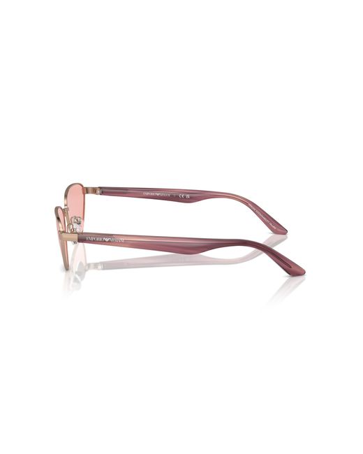 Emporio Armani Black Ea2153 3011/5 Sunglasses Metal Geometric Normal