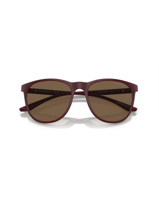 Emporio Armani Black Ea4210 526173 Sunglasses Injected Pantos Normal for men
