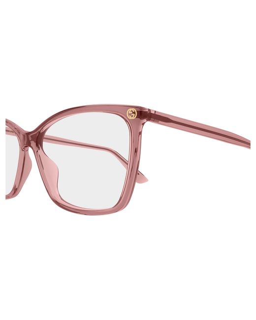 Gucci Black Gg0025O 023 Optical Frames Acetate Transparent Cat Eye