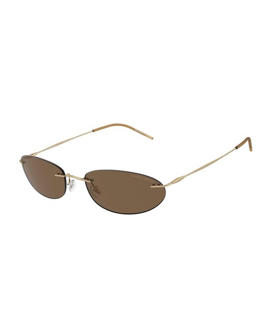 Giorgio Armani Black Ar1508M 300273 Sunglasses Metal Round Normal