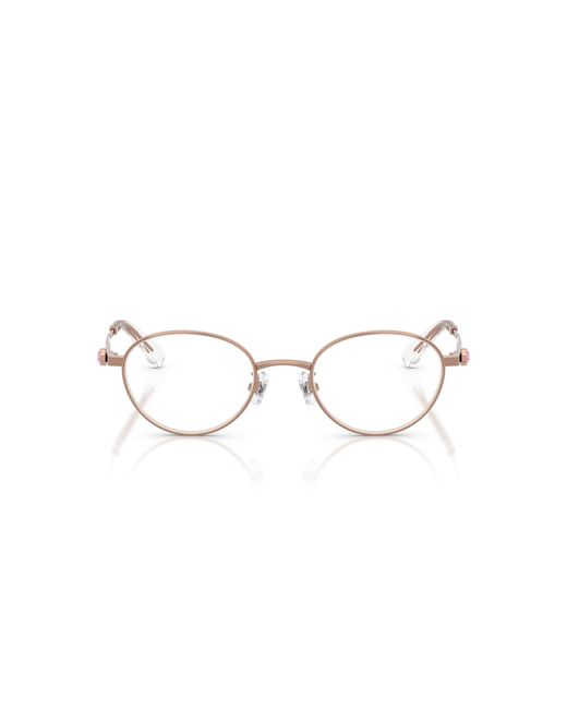 Swarovski Black Sk1028Td 4014 Optical Frames Titanium Round Normal