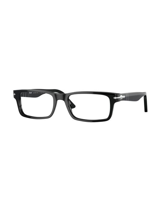Persol Black Po3050V 95 Optical Frames Acetate Transparent Squared Normal for men