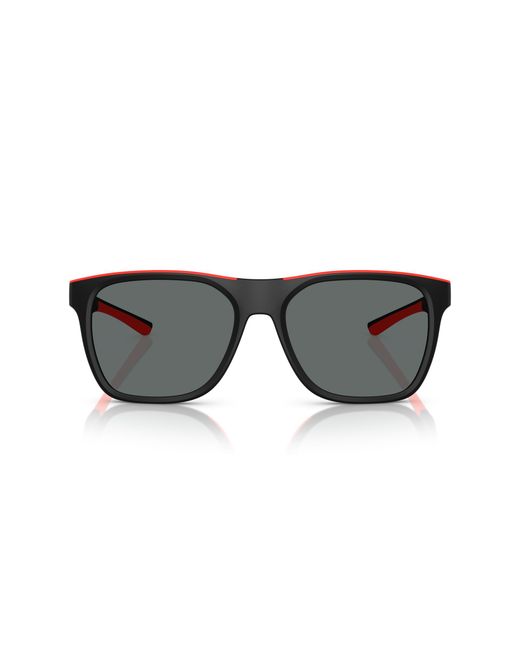 FERRARI SCUDERIA Black Fz6013D 504/81 Sunglasses Injected Squared Polarized