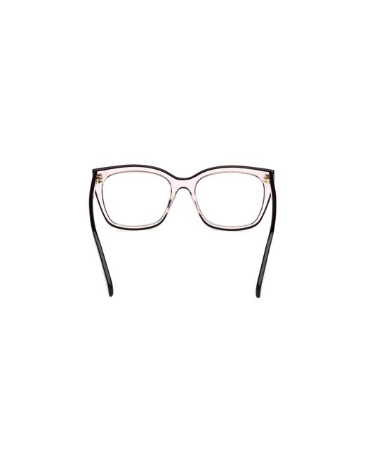 Emilio Pucci Black Ep5251 074 Optical Frames Acetate Squared Normal