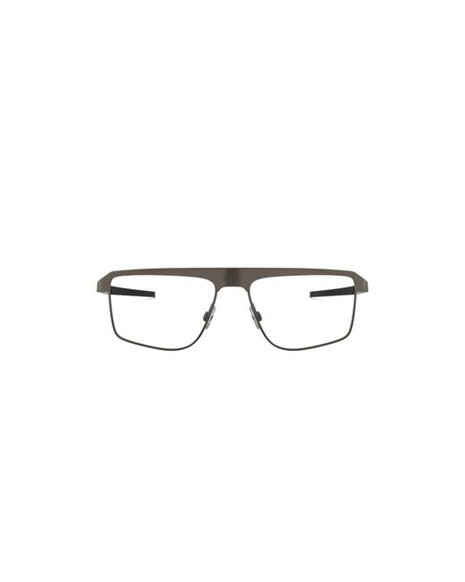 Oakley Black Ox3245 324502 Optical Frames Metal Squared for men