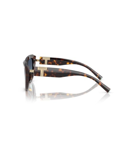 Tiffany & Co Black Tf4238U 84649S Sunglasses Acetate Pillow Normal Nuanced